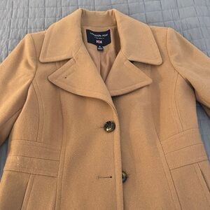 London Fog Women's Camel Trench Coat